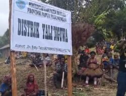 Masyarakat Distrik Baru Yali’guwa Sampaikan Terima Kasih atas Penetapan Wilayah Distrik