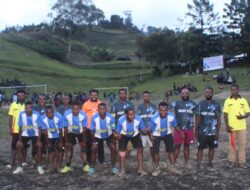 Sambut HUT ke-63 Gereja GIDI, Pemuda Klasis Goyage Resmi Gelar Turnamen Voli dan Futsal.