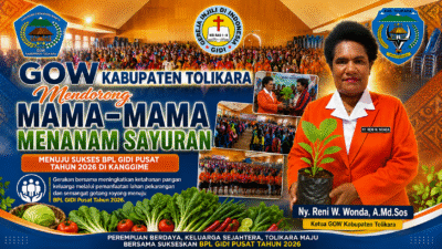 GOW Tolikara Dorong Mama-Mama Tanam Sayuran Jelang BPL GIDI Pusat 2026