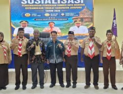 Bentuk Generasi Muda Berkuakitas, Dispora Jayapura Gelar Sosialisasi Pengembangan SDM Pramuka