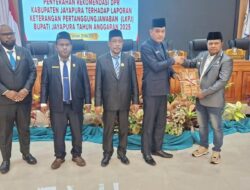 DPRK Jayapura Serahkan Rekomendasi LKPJ Bupati Tahun 2025