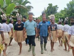 Bupati Jayapura Dampingi Gubernur Papua Tanam Perdana di Lahan Cetak Sawah Rakyat
