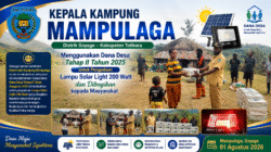Kepala Kampung Mampulaga Gunakan Dana Desa Tahap II 2025 untuk Pengadaan Lampu Tenaga Surya