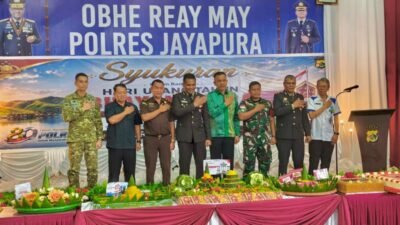 HUT Bhayangkara ke- 80, Polres Jayapura Perkuat Komitmen, Pemkab Apresiasi Sinergi Jaga Daerah