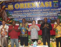 Orientasi 38 Anggota DPRK Tolikara Resmi Dibuka di Jayapura