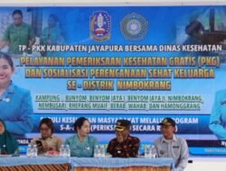 TP-PKK Wujudkan Sehat Gratis di Nimbokrang, Kehadiran Warga Melonjak Jauh di Luar Dugaan